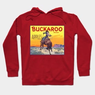 Vintage Buckaroo Fruit Crate Label Hoodie